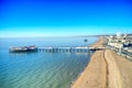 Aerial photo of the Victorian Palace Pier in Brighton