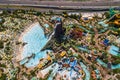 Aerial photo of Volcano Bay Orlando Florida Royalty Free Stock Photo