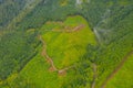 Aerial photo Washington USA Cascades Mountain scene