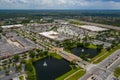 Aerial photo Waterford Lakes Town Center shopping plaza Royalty Free Stock Photo