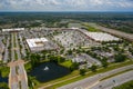 Aerial photo Waterford Lakes Town Center shopping plaza Royalty Free Stock Photo