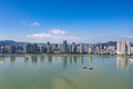 Aerial photo of Zhuhai opera house