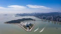 Aerial photo of Zhuhai opera house