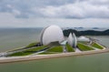 Aerial photo of zhuhai opera house