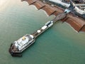 Eastbourne Pier, United Kingdom - Aerial Photograph Royalty Free Stock Photo