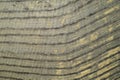 Aerial view of the signs of drought in the fields of Tuscany Italy