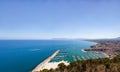 Aerial photographs of Castellamare del Golfo in Sicily Royalty Free Stock Photo