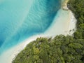 Aerial photographs of the Tallebudgera Creek inlet.