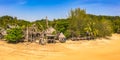 aerial photography above heaven beach