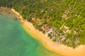 aerial photography above heaven beach