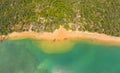 aerial photography above heaven beach