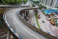 Aerial photography of city viaduct bridge road landscape