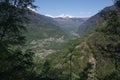 Aerial photography of the Blenio Valley - Switzerland