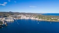Aerial photography of Cadaques, Spain