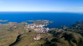 Aerial photography of Cadaques, Spain