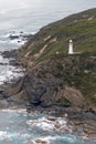 Aerial view of Cape Otway Lighthouse, Victoria, Australia Royalty Free Stock Photo