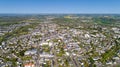 Aerial photography of Carquefou city in Loire Atlantique