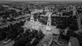 aerial photography of the church in the city of Penza