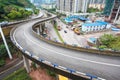 Aerial photography of City viaduct bridge road landscape