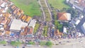 Crowds at an impromptu market - STOCK PHOTO