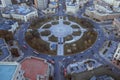 Aerial photography of Dalian city scenery, China`s second tier city