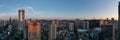 Aerial photography of Dalian city scenery, China`s second tier city Royalty Free Stock Photo