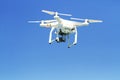 Aerial photography by drone motion in the air in motion Royalty Free Stock Photo