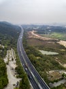 Aerial photography of highways in the suburbs of Nanning, Guangxi, China