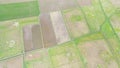 map of rice fields - stock photo