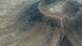 Aerial photography of natural scenery of Ulan hada Volcano Group Chahar Volcano Group in Inner Mongolia, China