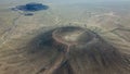 Aerial photography of natural scenery of Ulan hada Volcano Group Chahar Volcano Group in Inner Mongolia, China