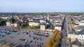 Aerial photography of Pontivy city center