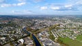 Aerial photography of Pontivy in the Morbihan