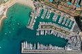 Aerial photography of Port Adriano, luxury place in Mallorca