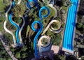 Aerial photography water park of Torrevieja. Spain