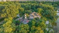 Aerial photography of Yuxi Park, Qiaoxi District, Shijiazhuang City, Hebei Province, China