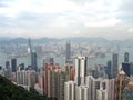 Aerial photogrpah of Hong Kong Royalty Free Stock Photo