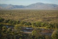 Aerial photos of river and Lewa Conservancy in Kenya, Africa