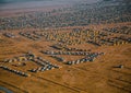 Aerial picture of the city of Swakopmund in western Namibia