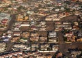 Aerial picture of the city of Swakopmund in western Namibia