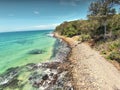 Aerial picture image of Noosa Heads Royalty Free Stock Photo