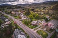 Aerial picture of LaVale, Maryland in Allegany County and National Highway