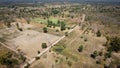 Drought-stricken areas The trees wither and die. Royalty Free Stock Photo