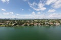 Aerial Pinetree Drive  Miami Beach Royalty Free Stock Photo