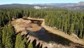 Aerial of Plumas National Forest