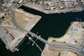 Aerial port adelaide docks Royalty Free Stock Photo