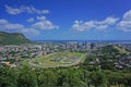 Aerial Port Louis Mauritius sykyline