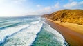 Aerial from Praia Vale Figueiras Portugal