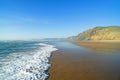 Aerial from Praia Vale Figueiras at the westcoast Portugal