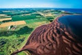 Aerial of Prince Edward Island (PEI) Canada Royalty Free Stock Photo